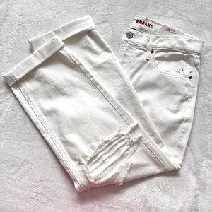 LUCKY BRAND Boy Mid Rise Relaxed Straight White Jean--8/29R